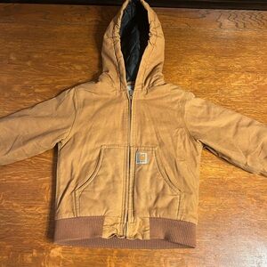 Carhartt Tan Hooded Jacket